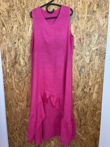 Oversize šaty Made in Italy 100 % len