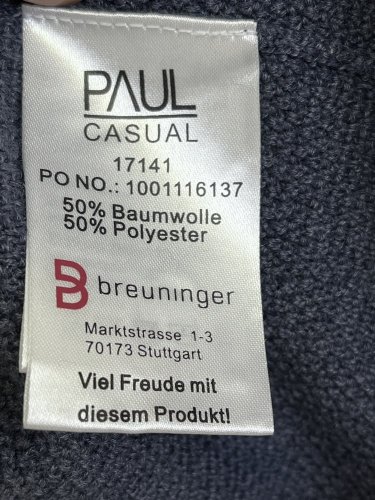 Pánské bavlněné sako Made in Germany 50 % bavlna