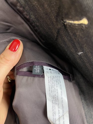 Pánské sako Massimo Dutti s podílem vlny a polyamidu