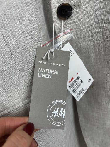 Lněné sako H&M  100 % len