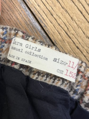Dětská sukně ZARA 19 % vlna 16 % bavlna