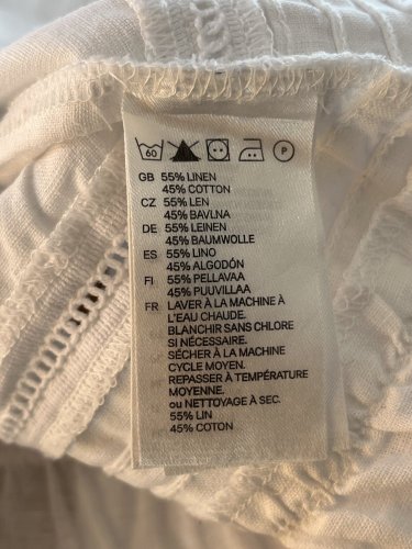 Dětské šaty H&M 55 % len 45 % bavlna