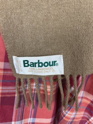 Vlněný šál Barbour 100 % vlna