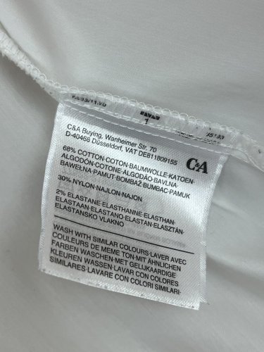 Bavlněná košile C&A 68 % bavlna