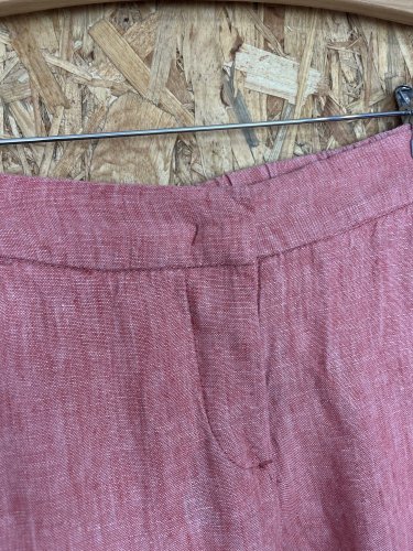 Lněné kalhoty Made in Italy s podílem lnu