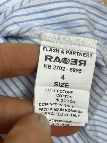 Dětská košile RAER 100 % bavlna