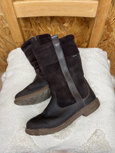 Dětské kožené boty Clarks 100 % kůže a 100 % goretex