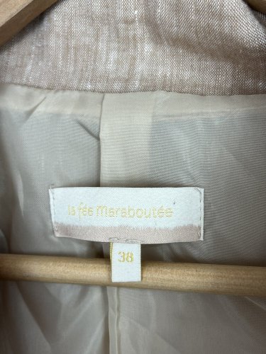 Luxusní sako La fee maraboutee 58 % len 42 % bavlna