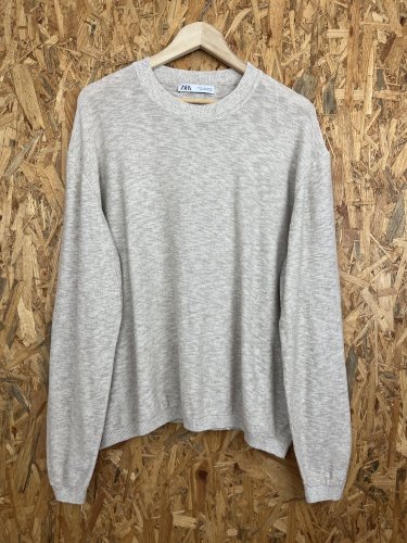 Oversize svetr ZARA 42 % bavlna 33 % lyocel 25 % len