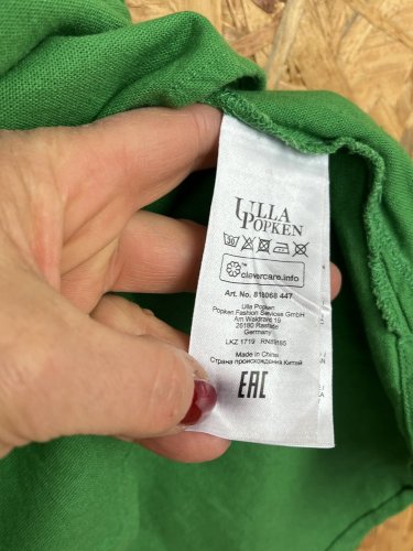 Lněná tunika Ulla Popken 55 % len 45 % viskoza
