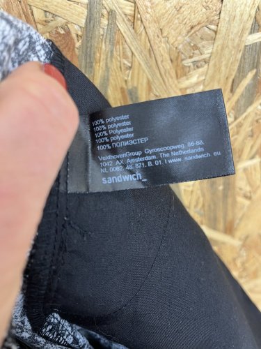 Široké kalhoty Sandwich 100 % polyester