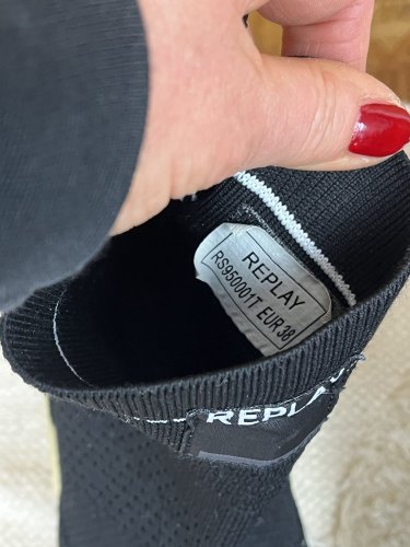 Tenisky Replay s podílem kůže a polyurethanu