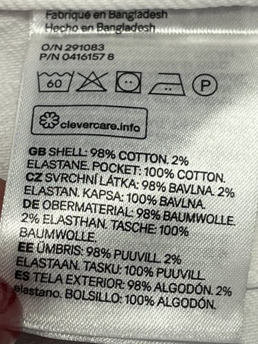 Pánské skinny džíny H&M 98 % bavlna