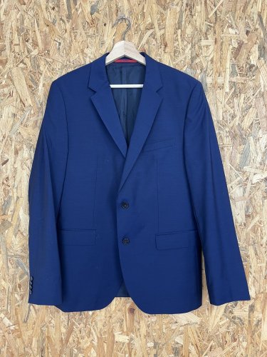 Námořní sako Hugo Boss 100 % vlna