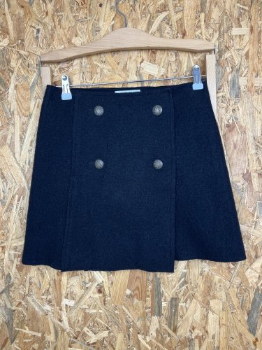 Vlněná sukně Mango 100 % vlna