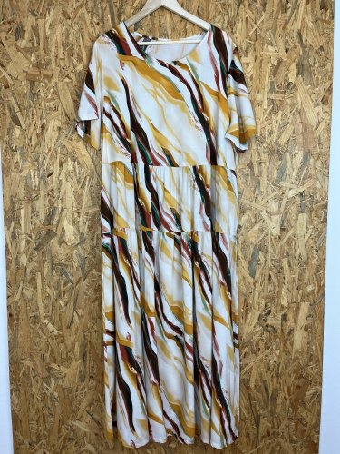 Bavlněné šaty Made in Italy s podílem bavlny