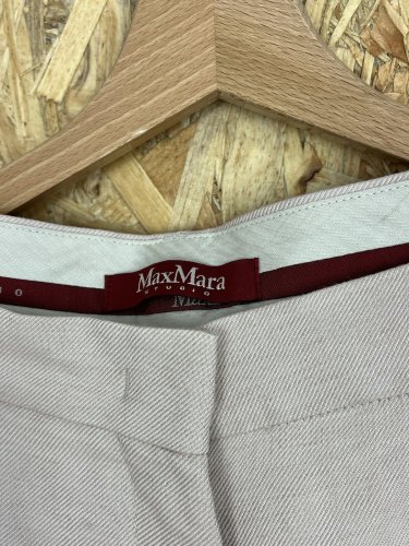 Nadčasové kalhoty Max Mara 50 % len 50 % viskoza