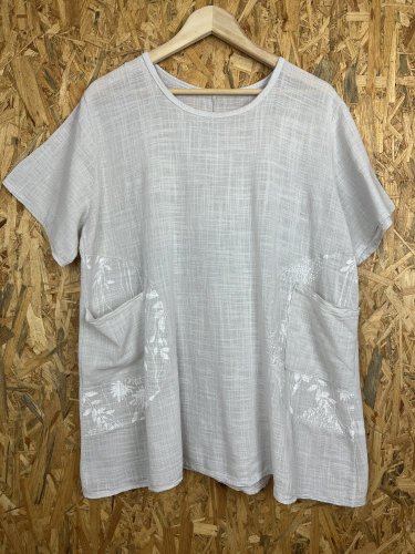 Oversize tunika Made in Italy 100 % bavlna