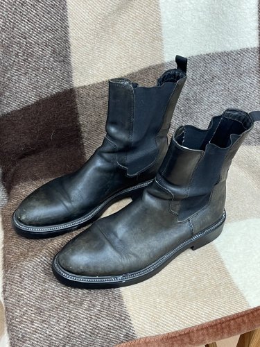 Kotníkové boty Vagabond 100 % kůže