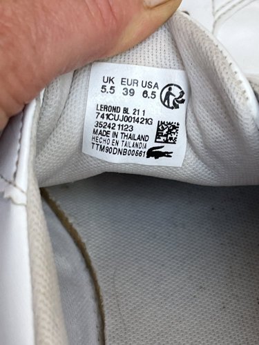 Kožené tenisky Lacoste 100 % kůže