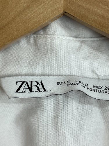 Košilové šaty ZARA 100 % bavlna