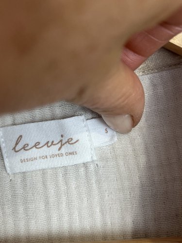 Vaflová tunika Leevje 100 % bio bavlna