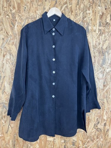 Prodloužená košile Made in Italy 100 % cupro