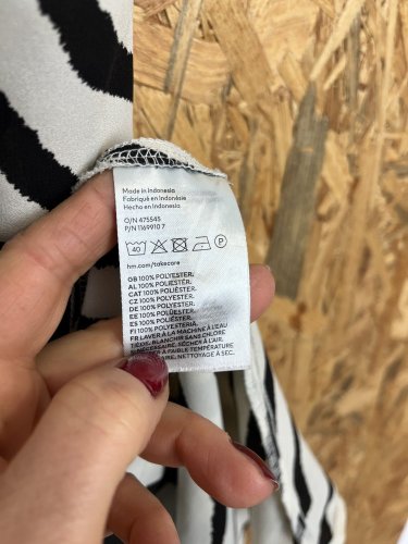 Oversize šaty H&M 100 % polyester