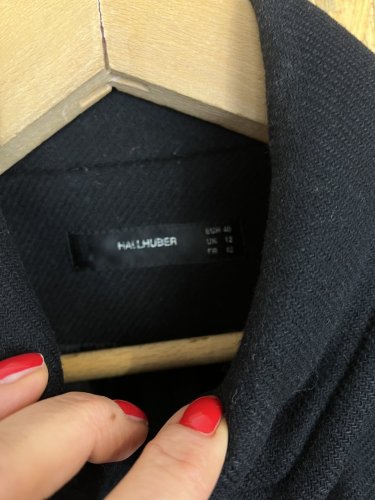 Vlněný kabát Hallhuber 75 % vlna