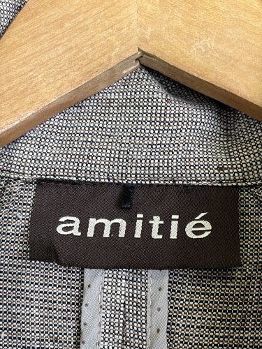 Přírodní sako Amitié 53 % len 47 % bavlna