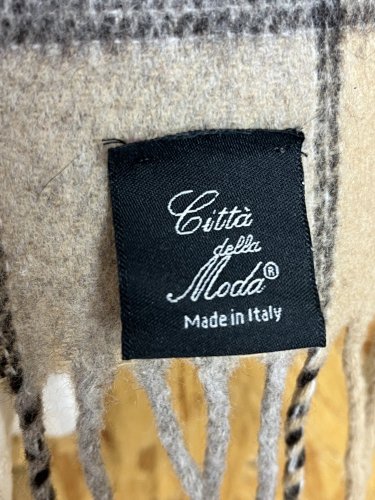 Šál Made in Italy 60 % kašmír 40 % vlna