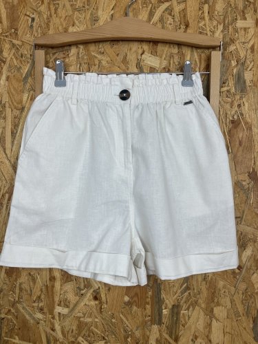 Přírodní kraťasy Pepe Jeans 44 % len 56 % bavlna