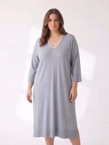 Oversize šaty ZARA s podílem bavlny a polyamidu
