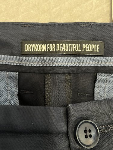 Námořní kalhoty Drykorn 97 % bavlna