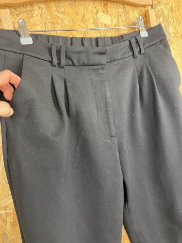 Široké kalhoty Made in Italy s podílem bavlny a elastanu