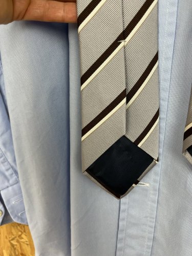 Hedvábná kravata Allea 70 % hedvábí 30 % bavlna