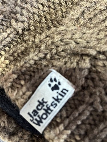 Zimní čepice Jack Wolfskin s podílem vlny a polyamidu