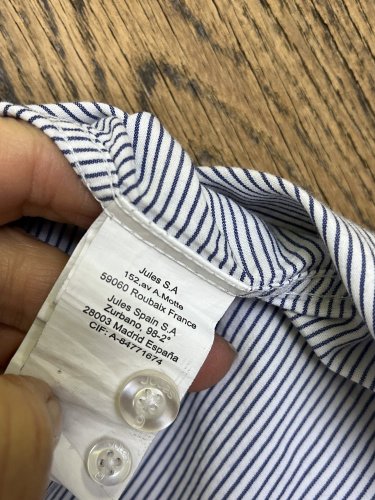 Pánská námořní košile Jules 100 % bavlna