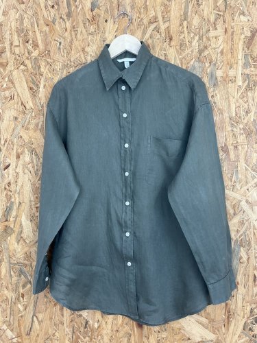 Lněná košile H&M 100 % len