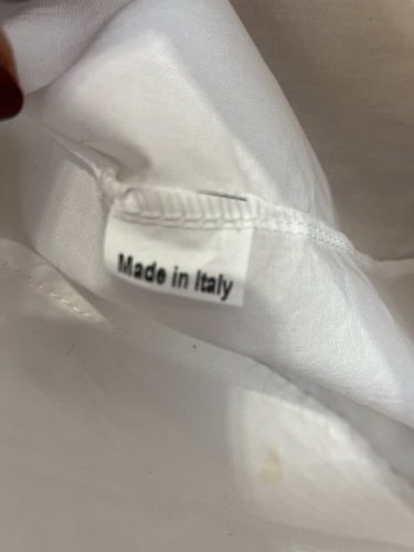 Košilové šaty Made in Italy s podílem bavlny a elastanu