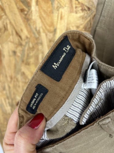 Pánské kalhoty Massimo Dutti 100 % bavlna