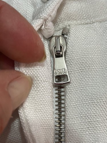 Přírodní kraťasy DOLCE & GABBANA s podílem bavlny a lnu