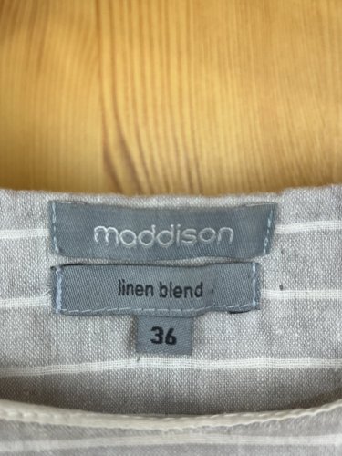 Přírodní šaty Maddison 55 % len 45 % bavlna