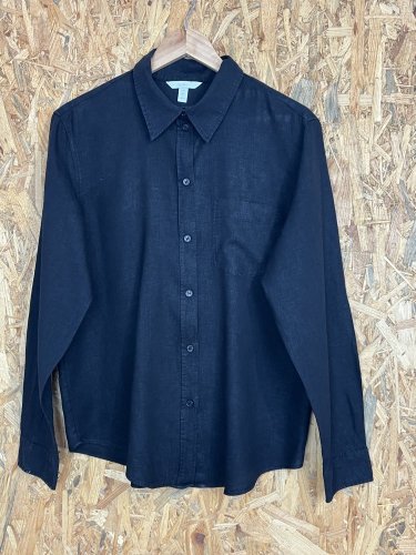 Přírodní košile H&M s podílem bavlny a lnu