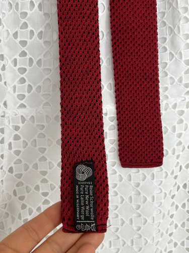 Vlněná kravata Made in Germany 100 % vlna