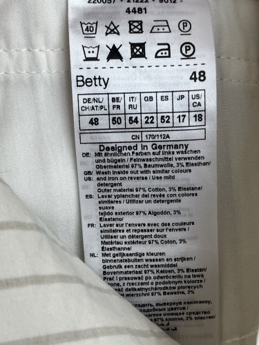 Široké kalhoty Samoon 97 % bavlna