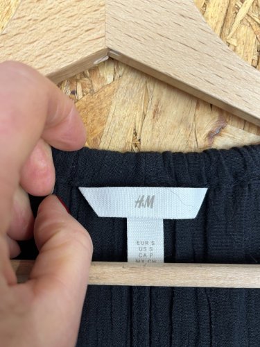 Oversize tunika H&M 86 % bavlna 14 % len