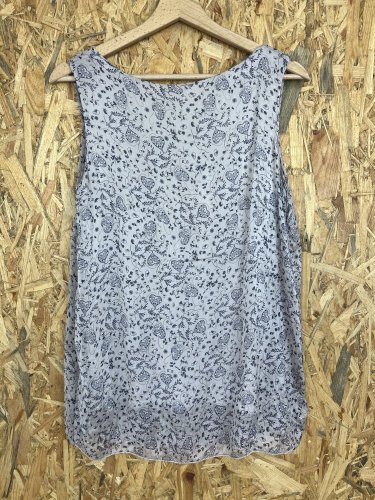 Hedvábný top Made in Italy 100 % hedvábí