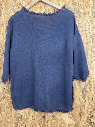Přírodní tunika Made in Italy 50 % len 50 % bavlna