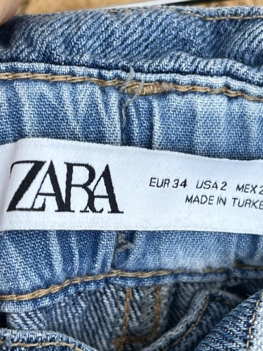 Široké džíny ZARA 100 % bavlna